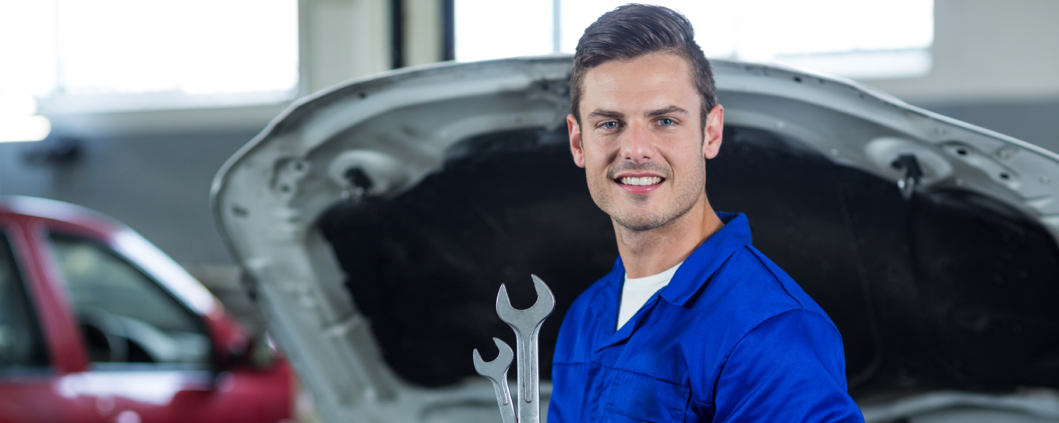 AutoService workshop in early days